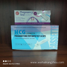 One Step HCG Pregnancy Test Cassette oem brand export wholesale